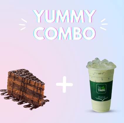 Ăn bánh ngọt nên uống gì? Cân mọi loại bánh với đồ uống Trà sữa Thơm Bánh chocolate và trà sữa matcha