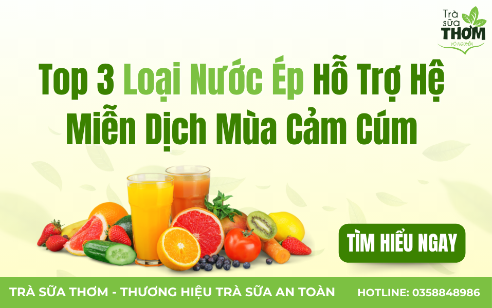 Top 3 Loại Nước Ép Hỗ Trợ Hệ Miễn Dịch Mùa Cảm Cúm